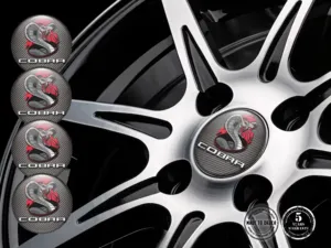 Wheel Emblem Logo Premium Domed Racing